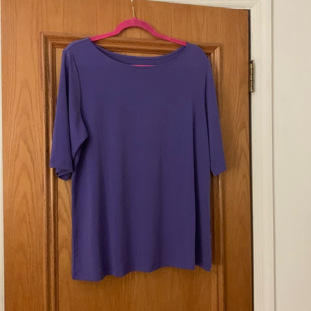 NWOT Susan Graver Liquid Knit Top